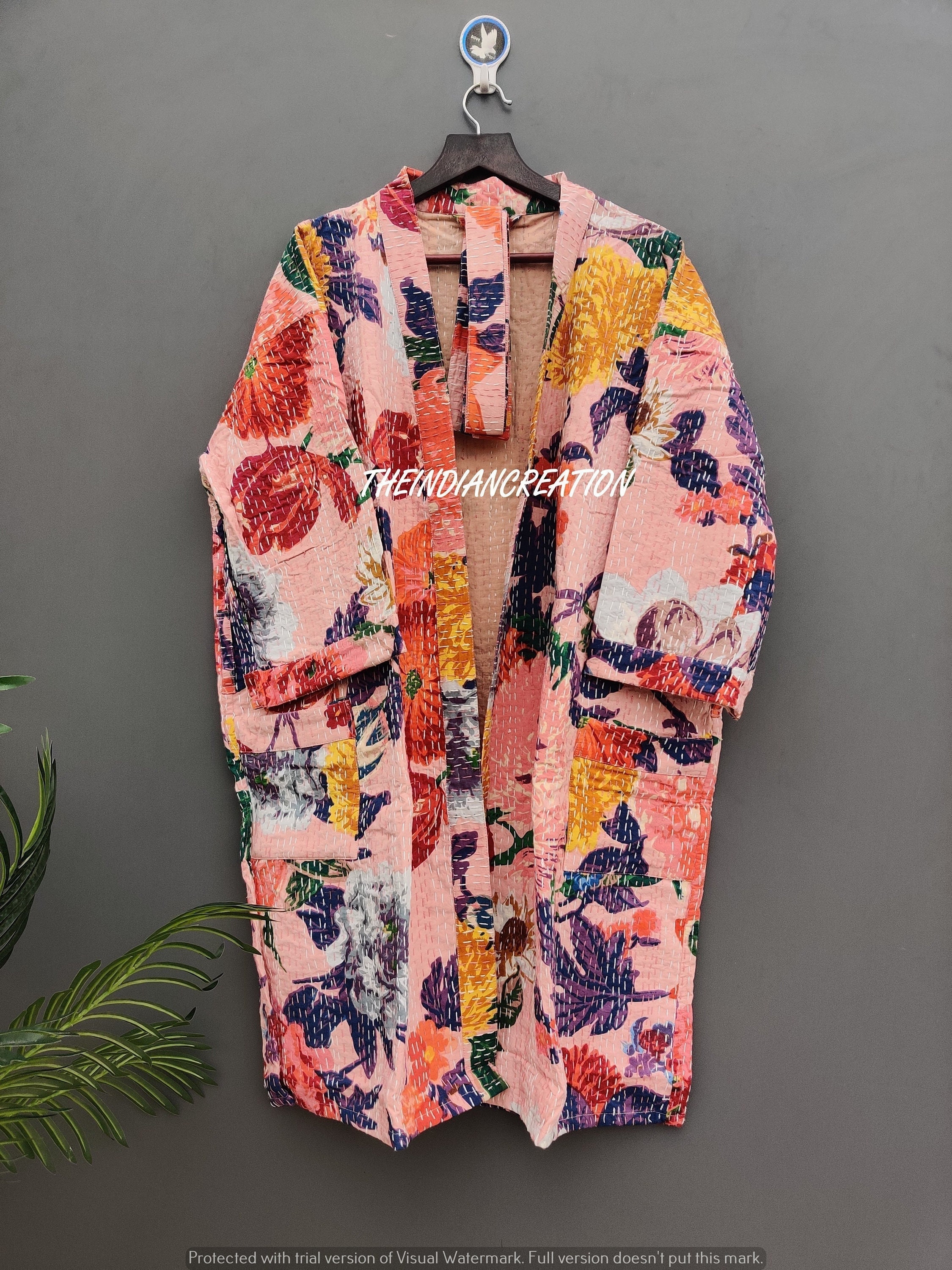 Buy New Cotton Kantha Jackets Christmas Jackets Japanese Style Online