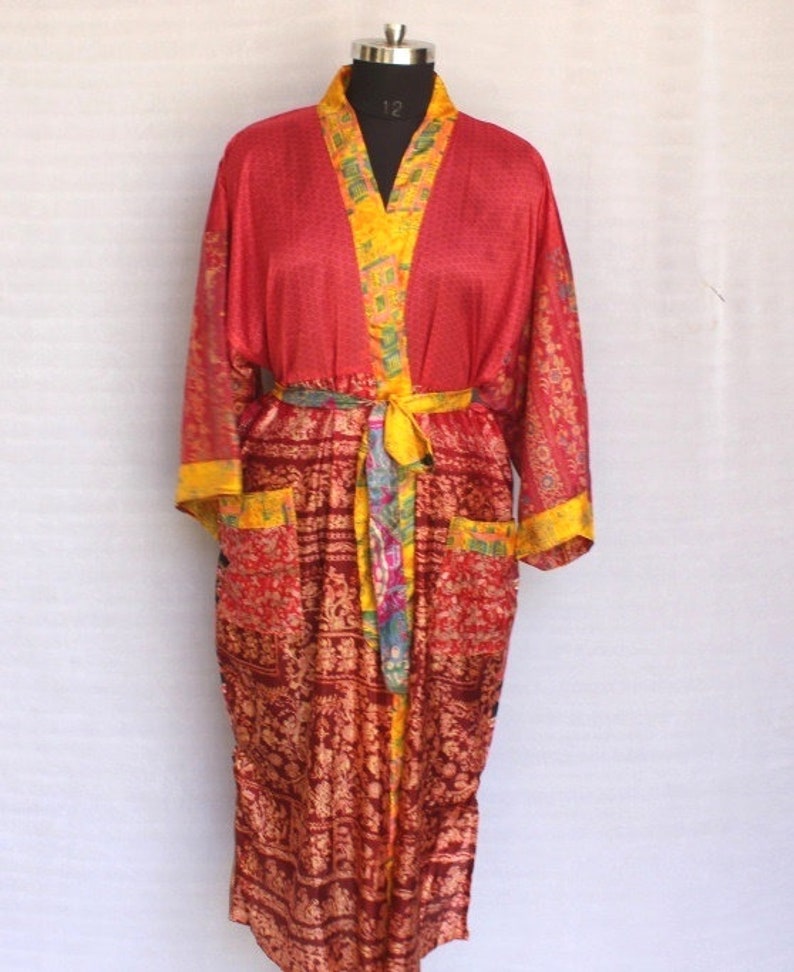 Multicoloured Funky Robe Night Wear Robes Swimming Robe Trendy Etsy