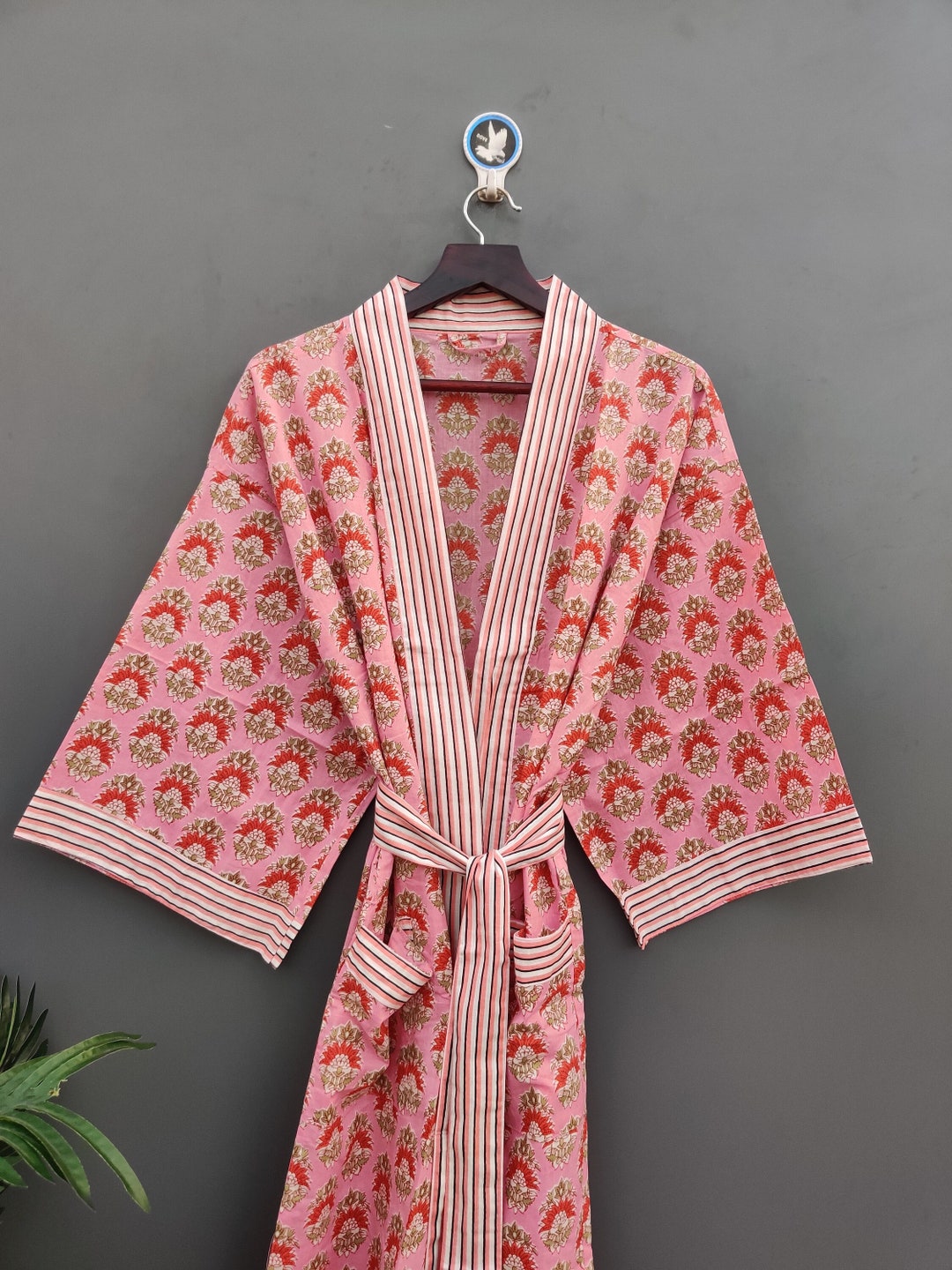 'Island Dreams' 100% Cotton Kimono Robe main image 1