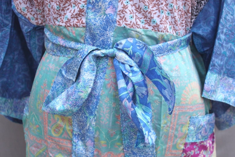 Women Luxury Long Smooth Silk Robe Robe with Elegant Bridal Wear Bridesmaid Wedding kimono High-quality Lingeries #MK 884