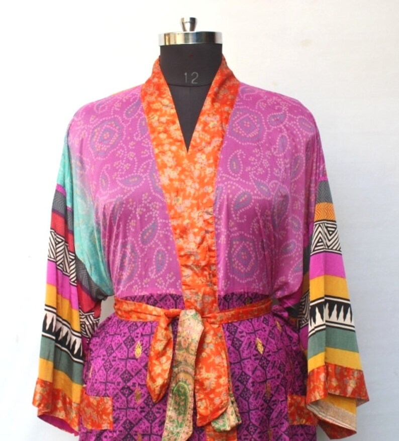 Women Luxury Long Smooth Silk Robe Robe with Elegant Bridal Wear Bridesmaid Wedding kimono High-quality Lingeries #MK 603