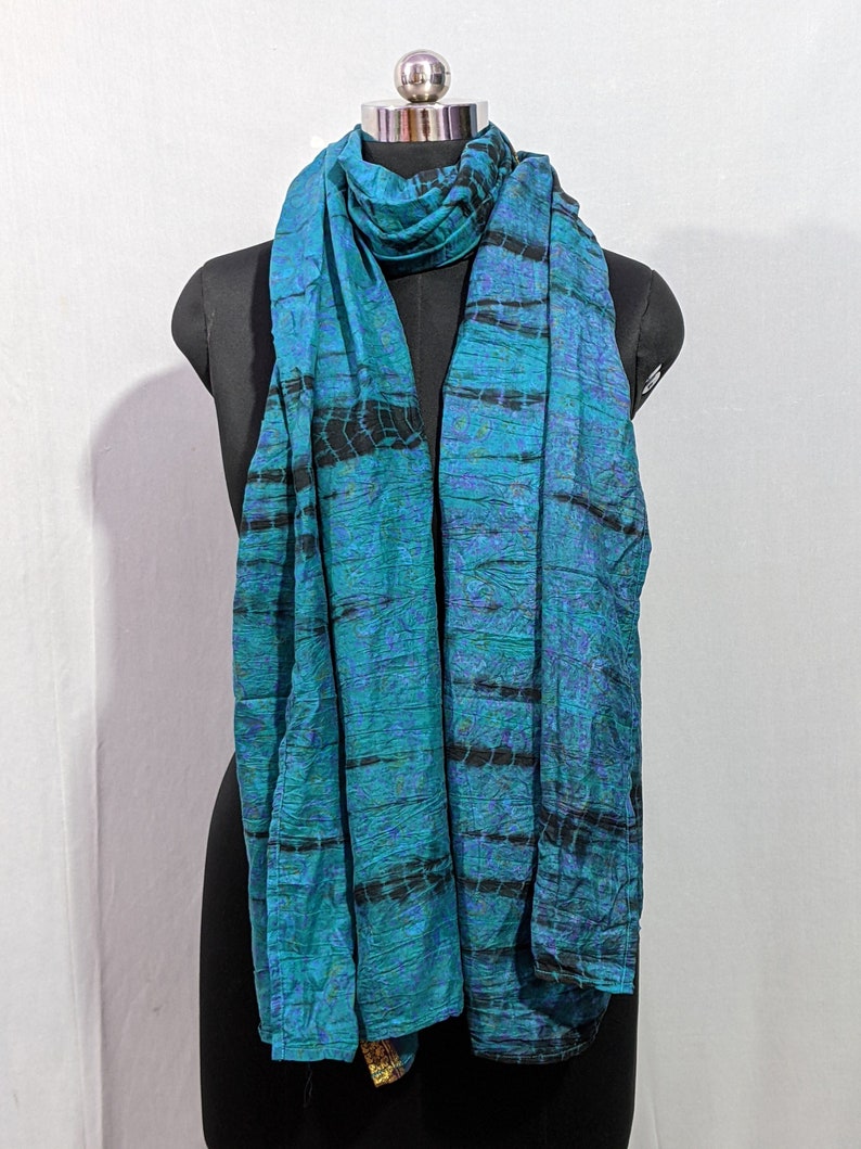 Handmade organic tie-dye scarves,The perfect gift for a girlfriend or mum or wife or female friend,35\u00d770