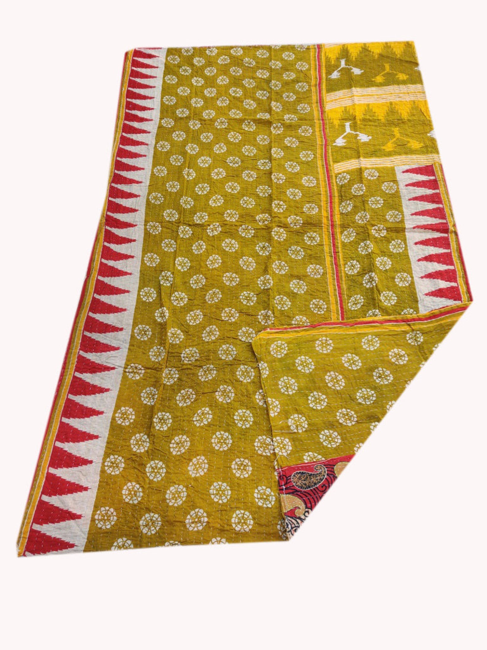 Classical blanket Indian gudri Patchwork Cotton Khambadiya | Etsy