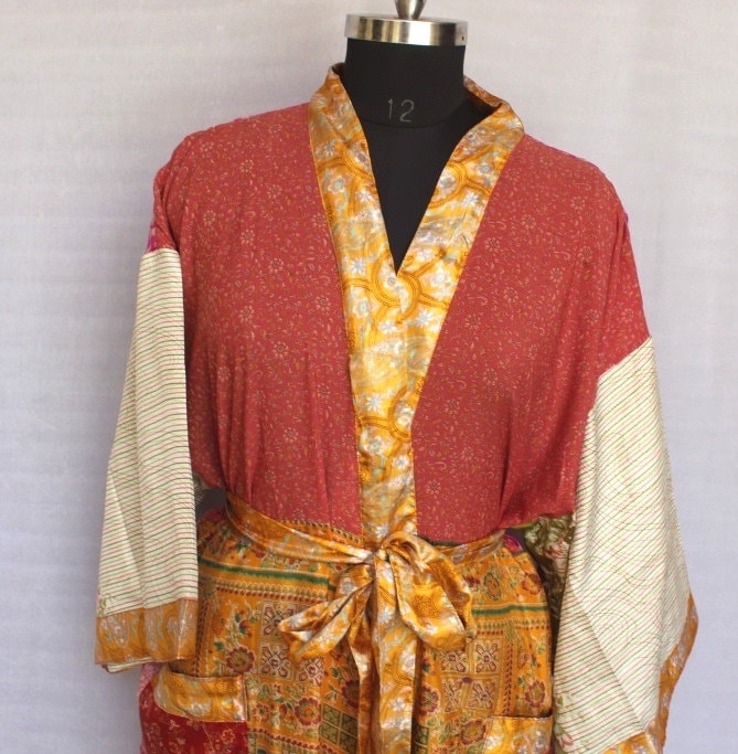 Multicoloured Funky Robe Night Wear Robes Swimming Robe Trendy Etsy
