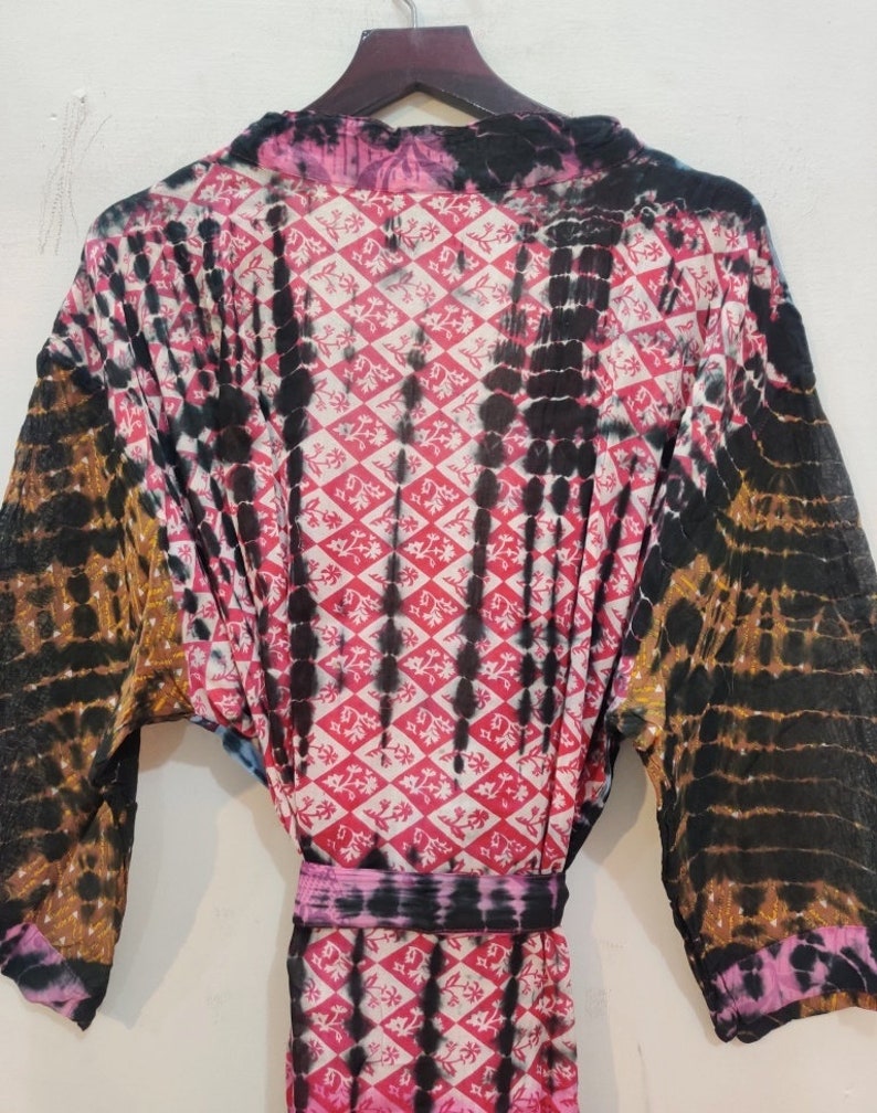 Festival Clothing Women/'s robe # TIC 46 Pure cotton Kimono Tie Dye Kimono Robes Oriental Kimono Tie Dye Kimono Kaftan Cotton Kimono