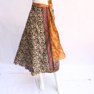 Handmade indian wrap skirt | Etsy