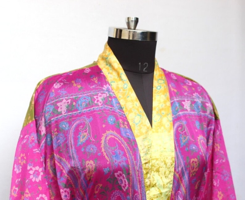 Women Luxury Mid Calf Smooth Robe Robe with Elegant Bridal Wear Bridesmaid Wedding kimono High-quality Lingeries #MKS 120
