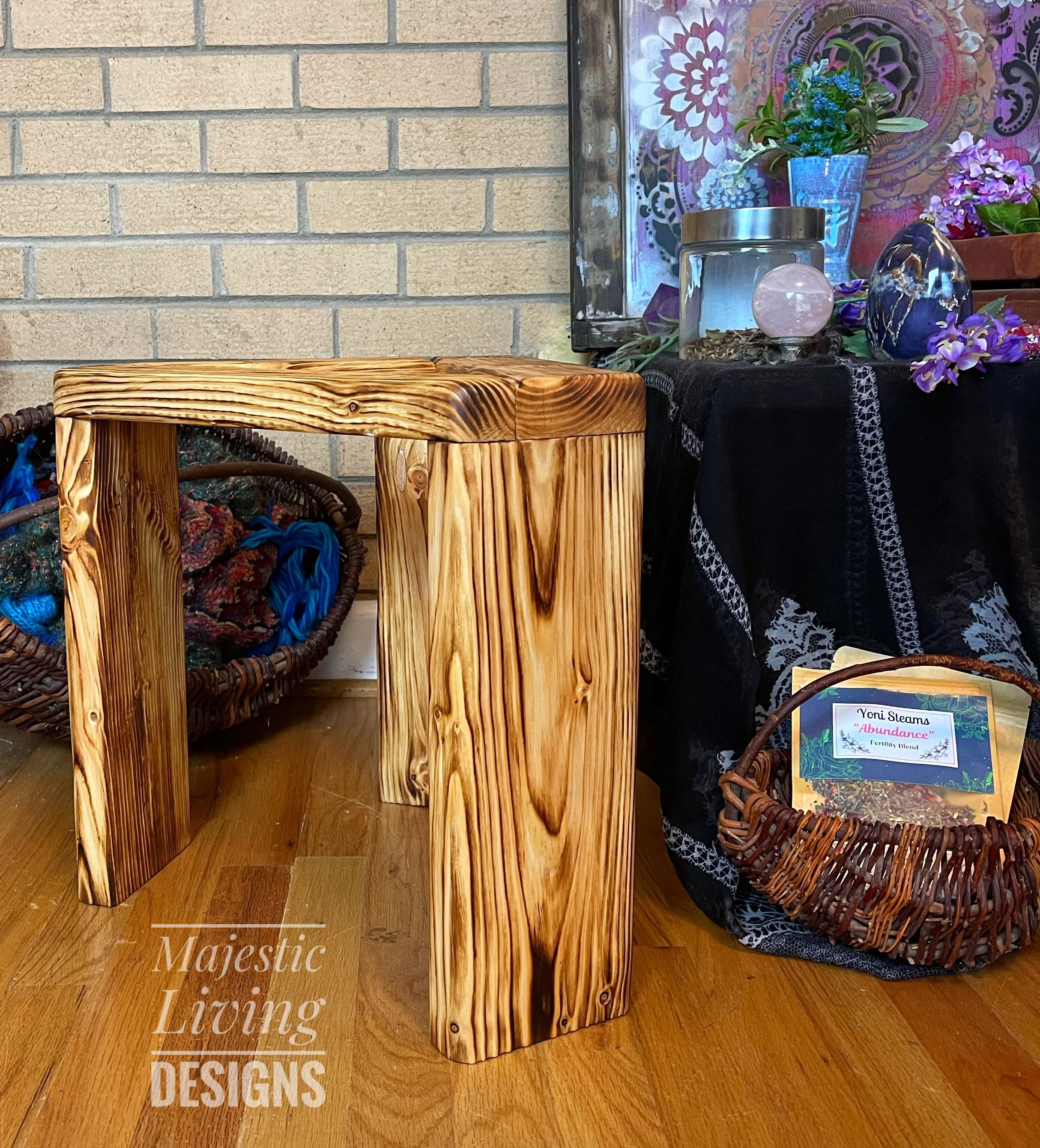 READY TO SHIP Yoni Steam Stool Yoni Seat Yoni Stool Etsy