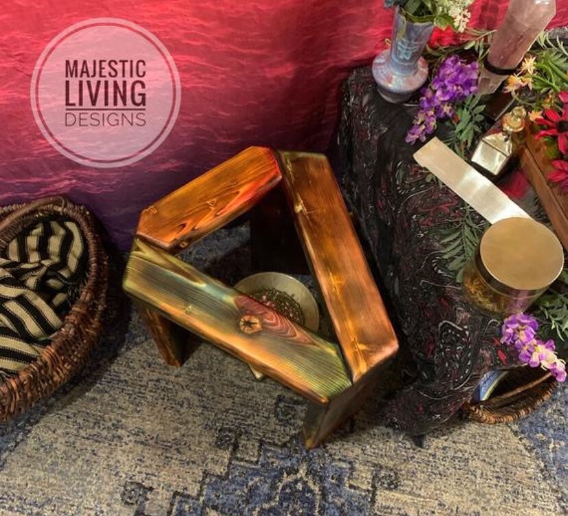 Yoni Steam Stool One Piece w/SHELF / vsteam yoni Steam Etsy