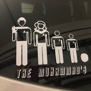 Space Family Decal