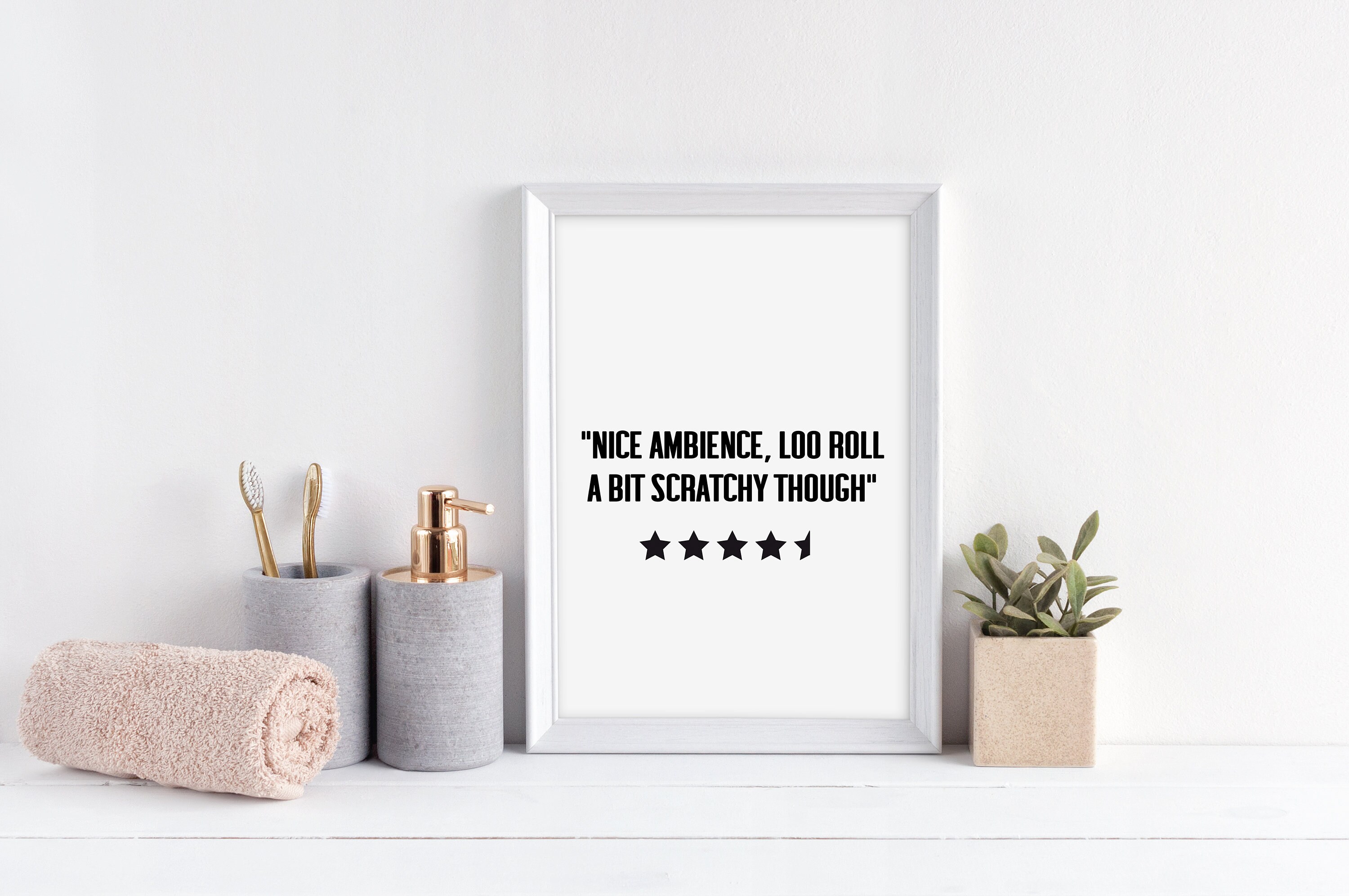 Bathroom Wall Art Loo Review Bathroom Prints Bathroom | Etsy