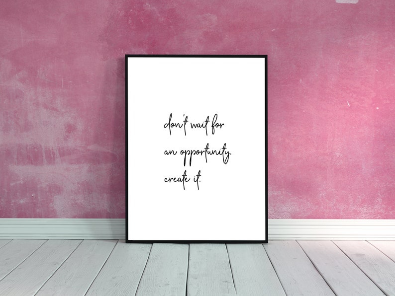 wat niet kill you print wees sterk quote gallery wall etsy