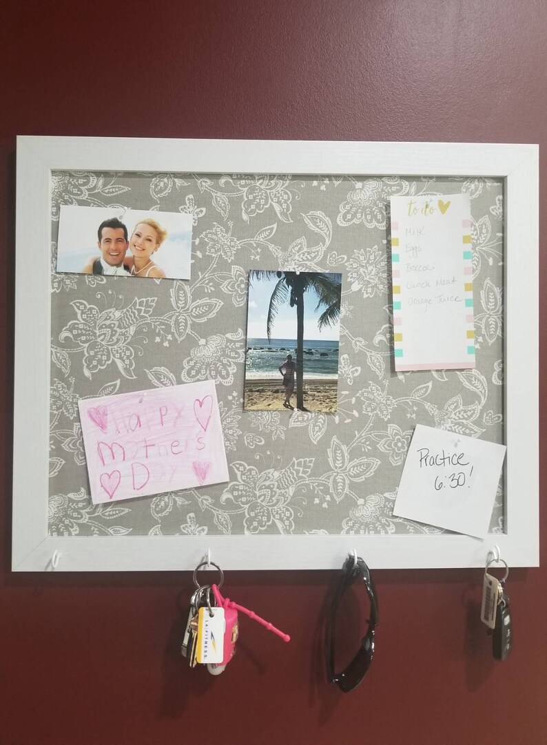 Cork Board Decorative Bulletin Board Jewelry Organizer Etsy