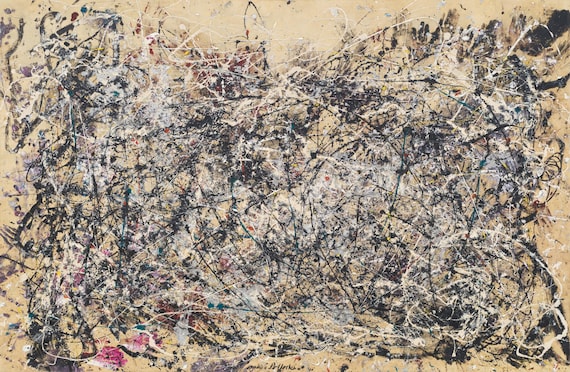 ナンバー 1A、1948 年、ジャクソン ポロックによる有名なキャンバス