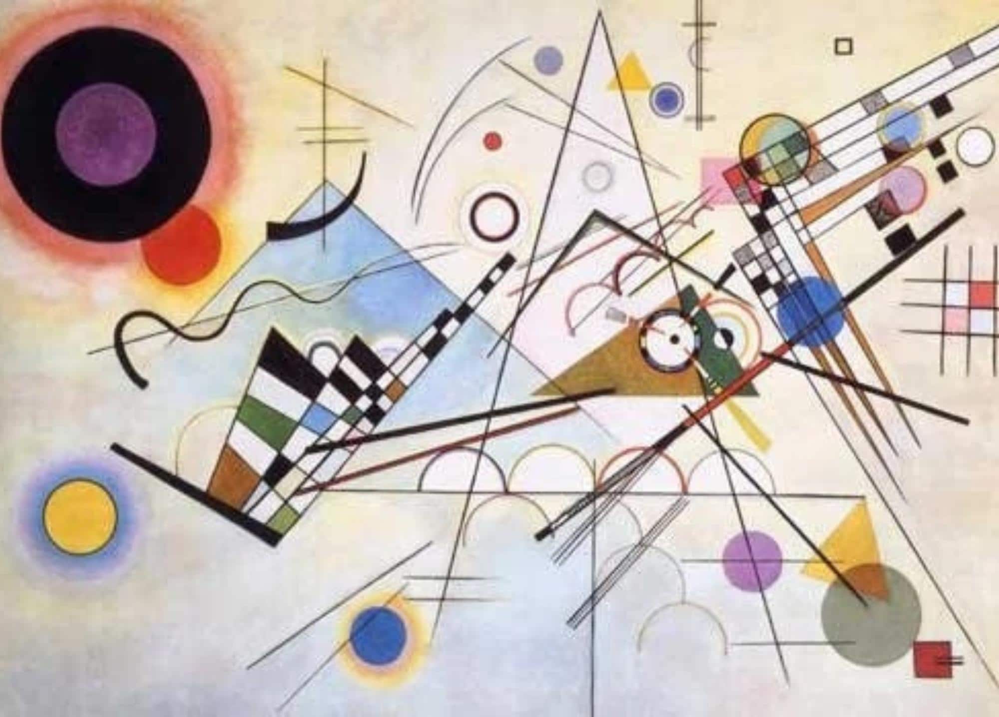 Yellow-red-blue by Wassily Kandinsky - Abstract Art - Rolled