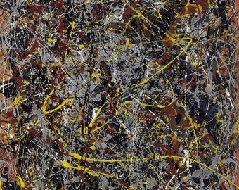 ナンバー5、1948年、ジャクソン・ポロックによる有名なキャンバス