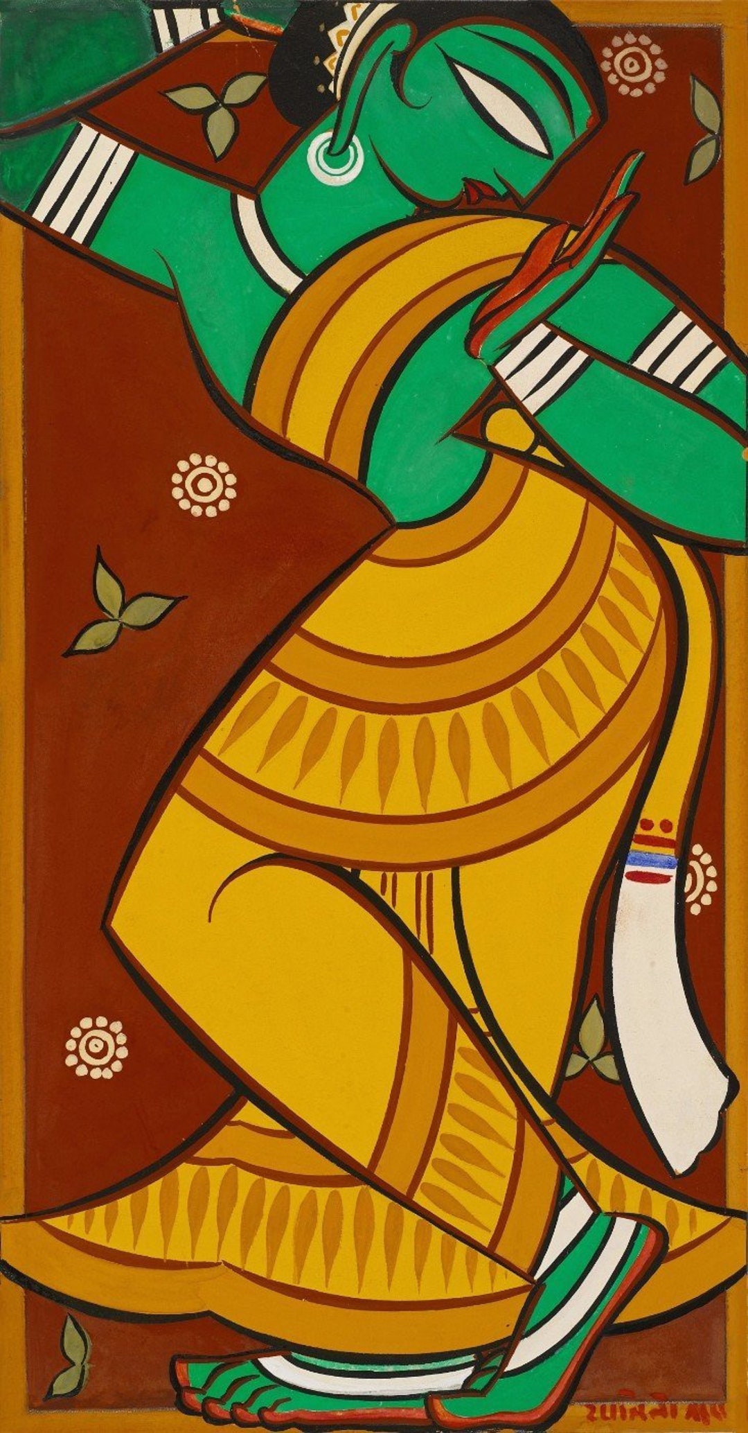 Tallenge - Woman With Water Pots - Jamini Roy - Bengal Art Painting- Large  Digital Print(Paper,21 x 30 inches, MultiColour) : Amazon.in: Home & Kitchen
