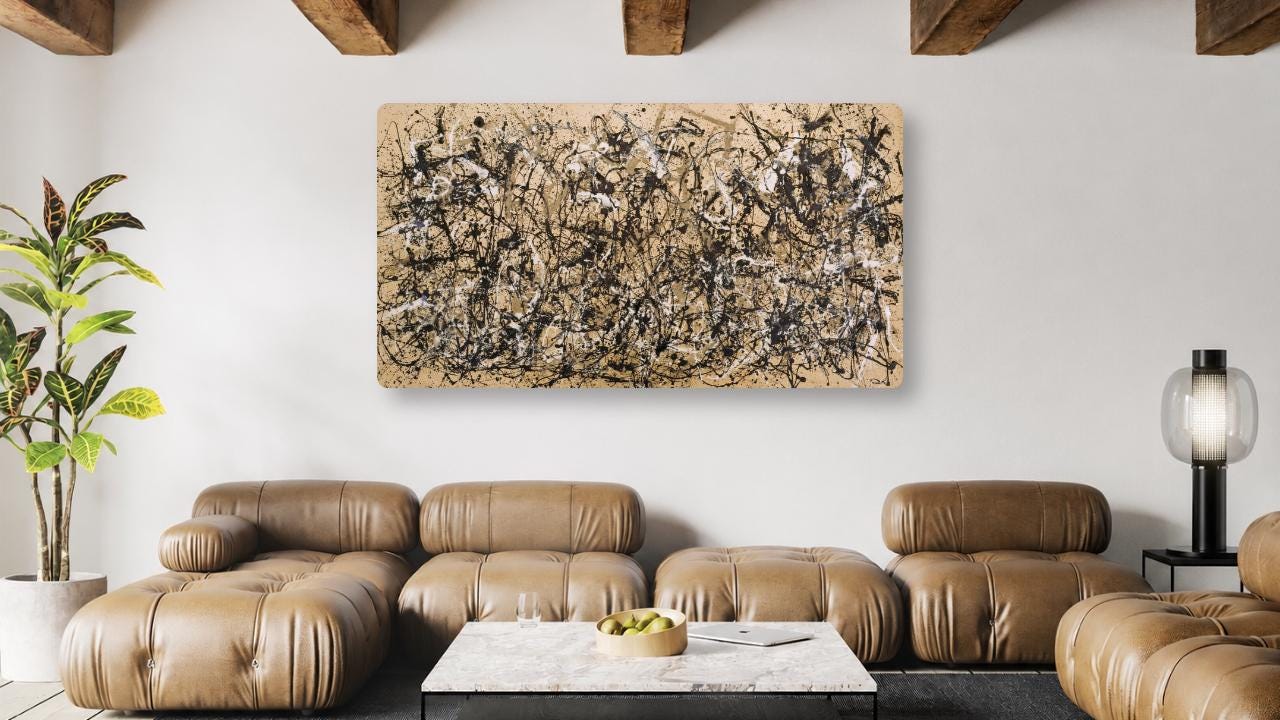 Autumn Rhythm (number 30) by Jackson Pollock Abstract Painting