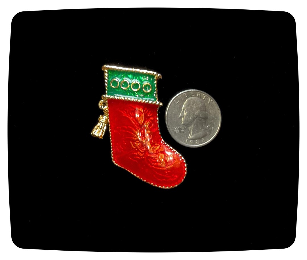 Lot De 2 Broches De Noël Fabriquées à La Main En Cristal Pour