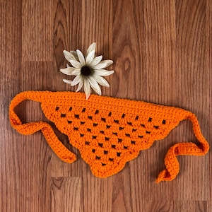 Crocheted Dog Bandana, Pet Lovers Gift, Handmade Gift