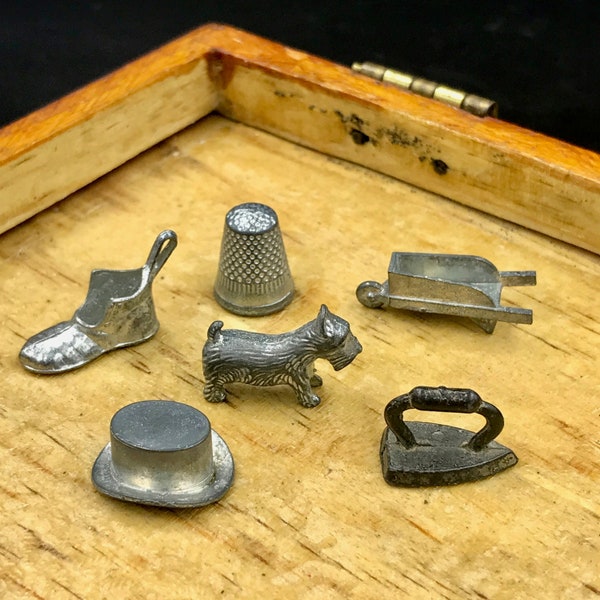 VTG Monopoly Game Pieces, Monopoly Game Tokens SOLD INDIVIDUALLY, Metal Monopoly Game Pieces Tokens
