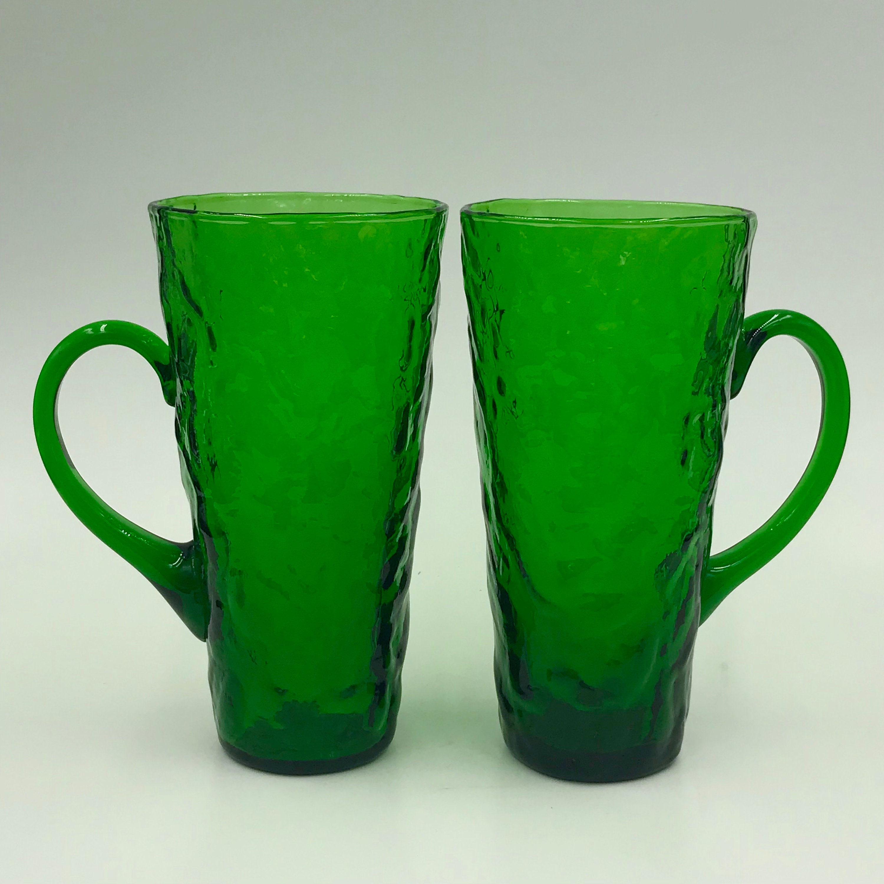 tall glasses with handles