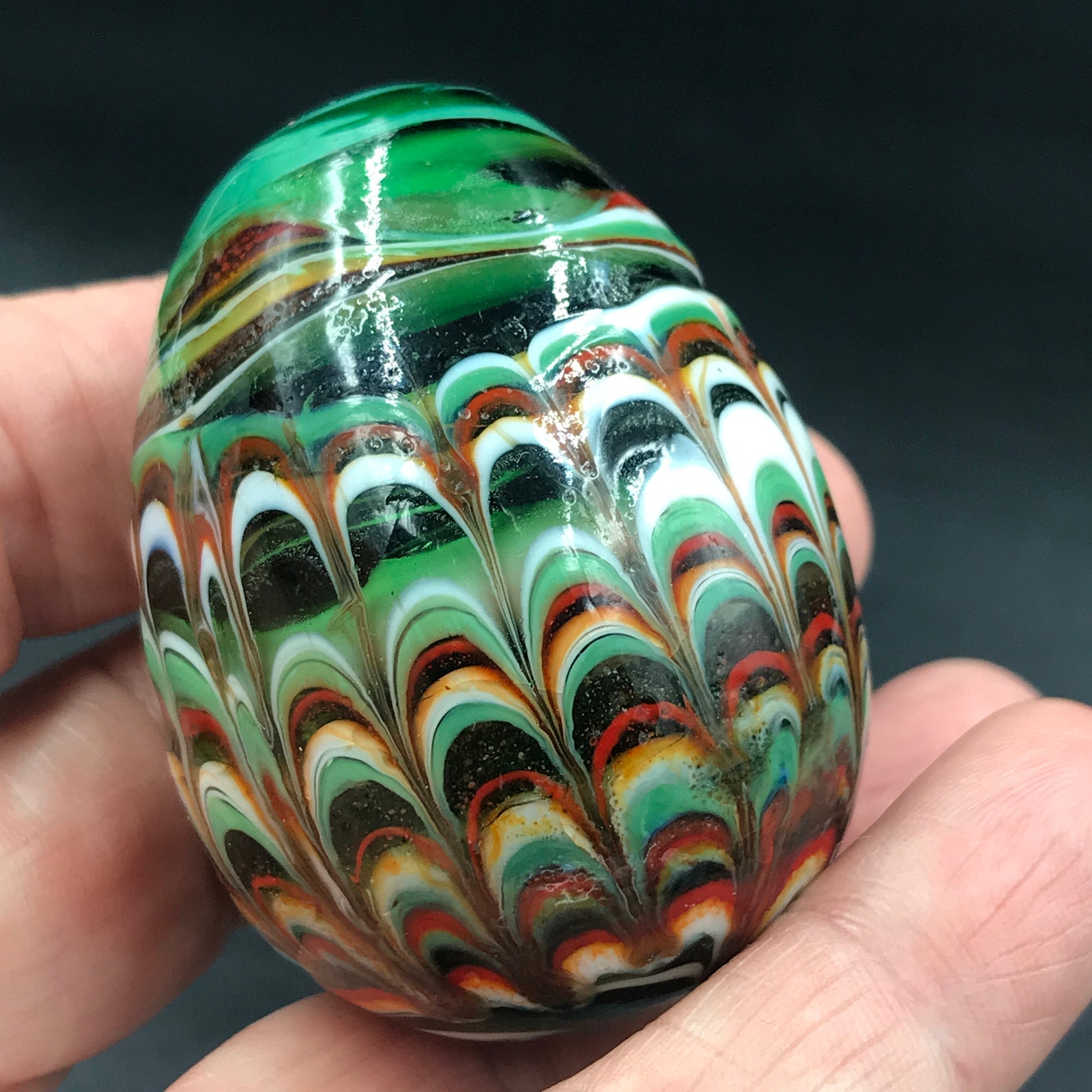 VTG Blown Glass Eggs Vintage Art Glass Eggs Hand Blown Glass Etsy