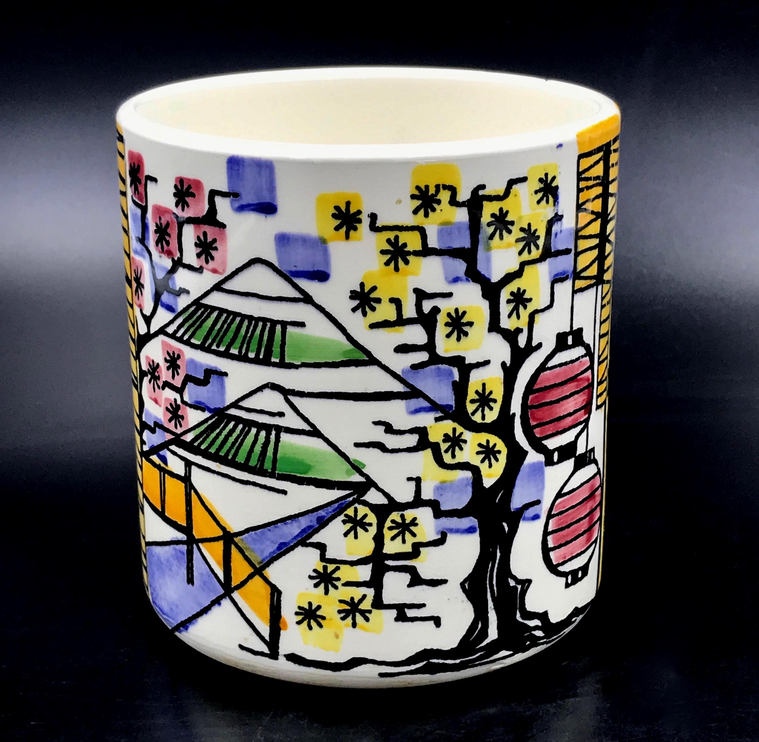 1950s JIE GANTOFTA Swedish Ceramic Tea Canister: Anita Nyland