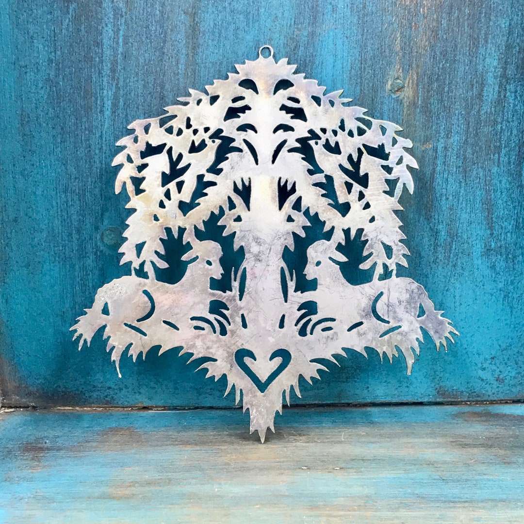 Scherenschnitte christmas trees