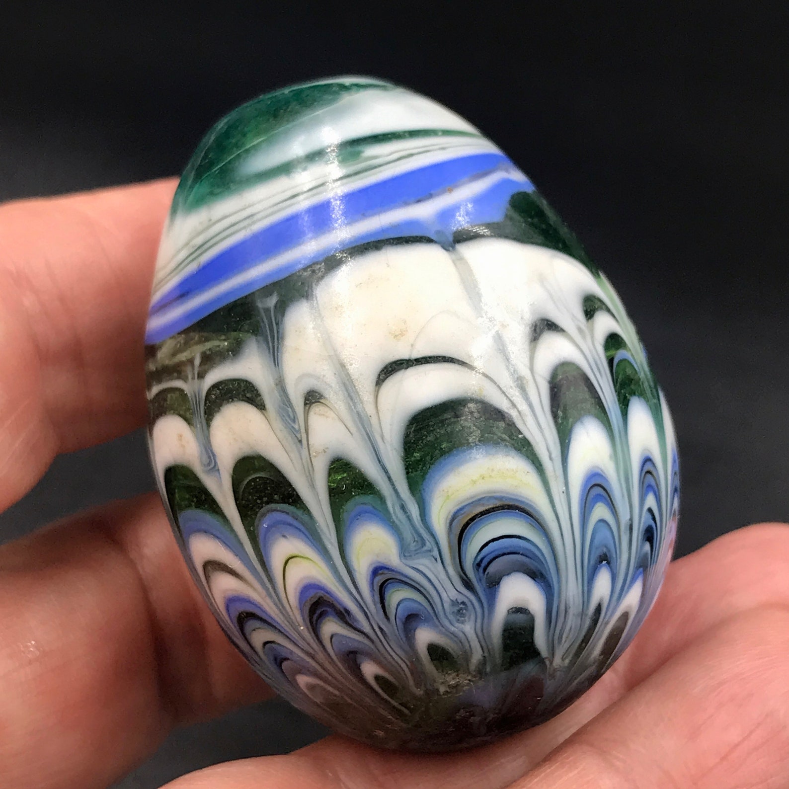 VTG Blown Glass Eggs Vintage Art Glass Eggs Hand Blown Glass Etsy