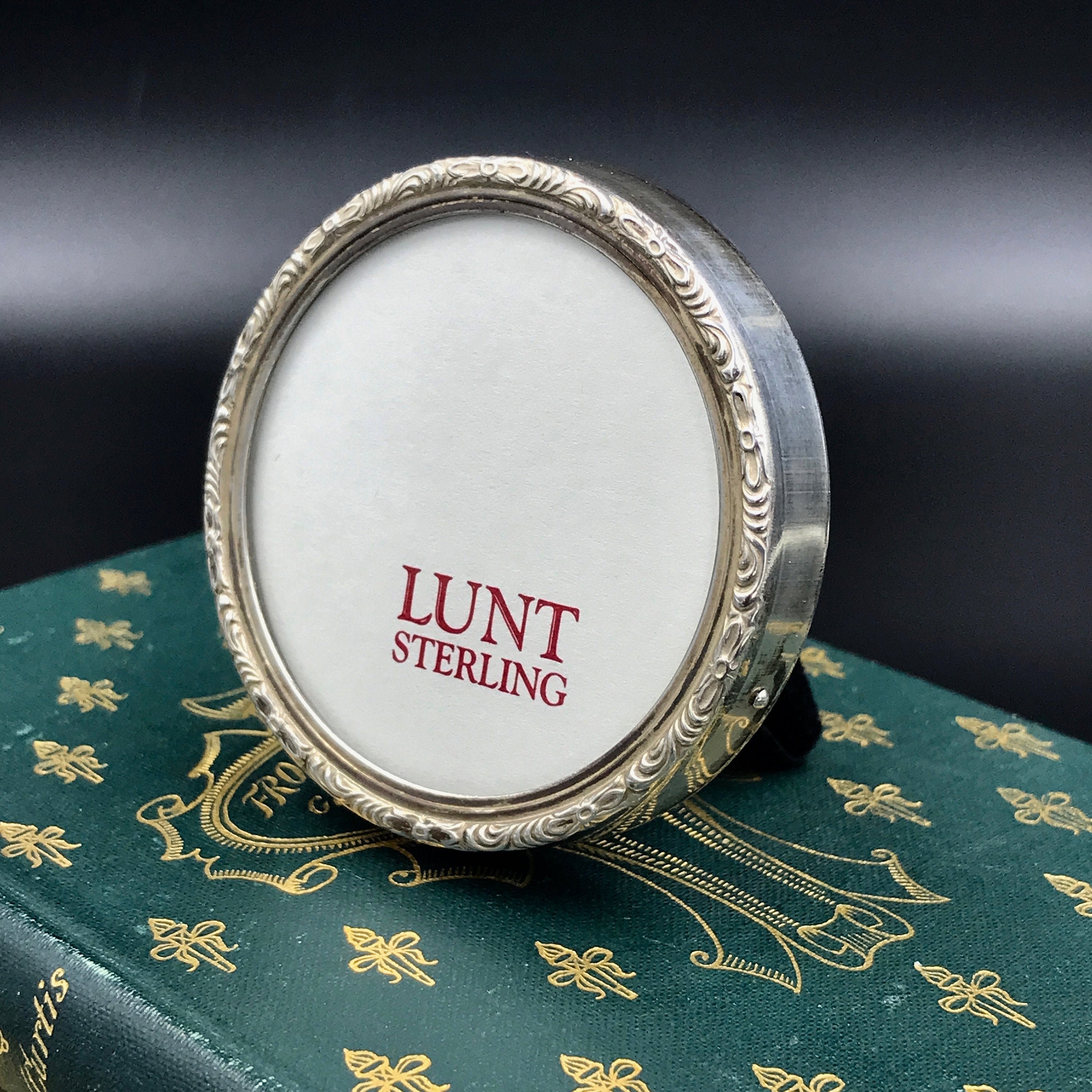LUNT STERLING フォトフレーム 銀製 VTG SMALL Dainty LUNT Sterling Silver Miniature Picture Frame