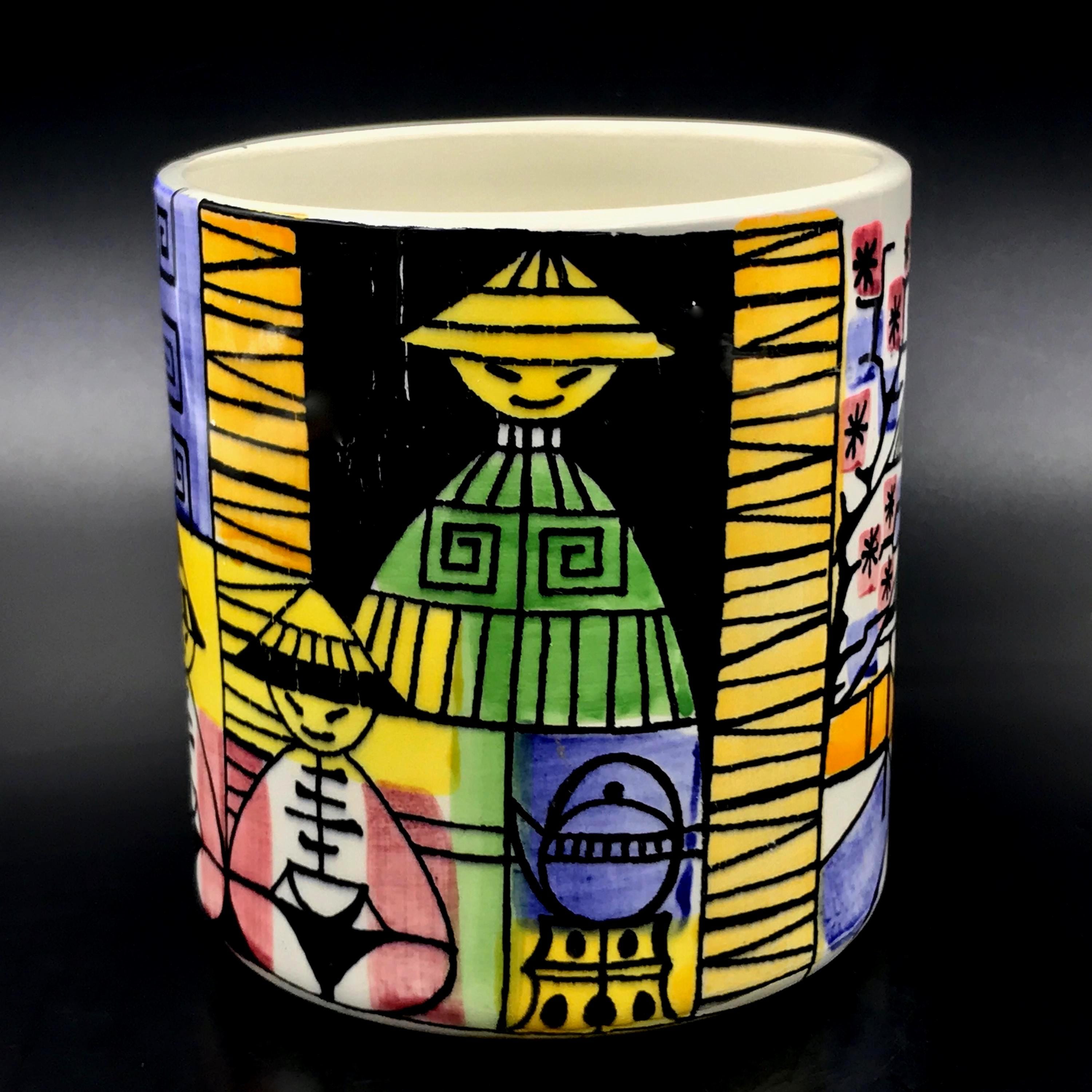 1950s JIE GANTOFTA Swedish Ceramic Tea Canister: Anita Nyland