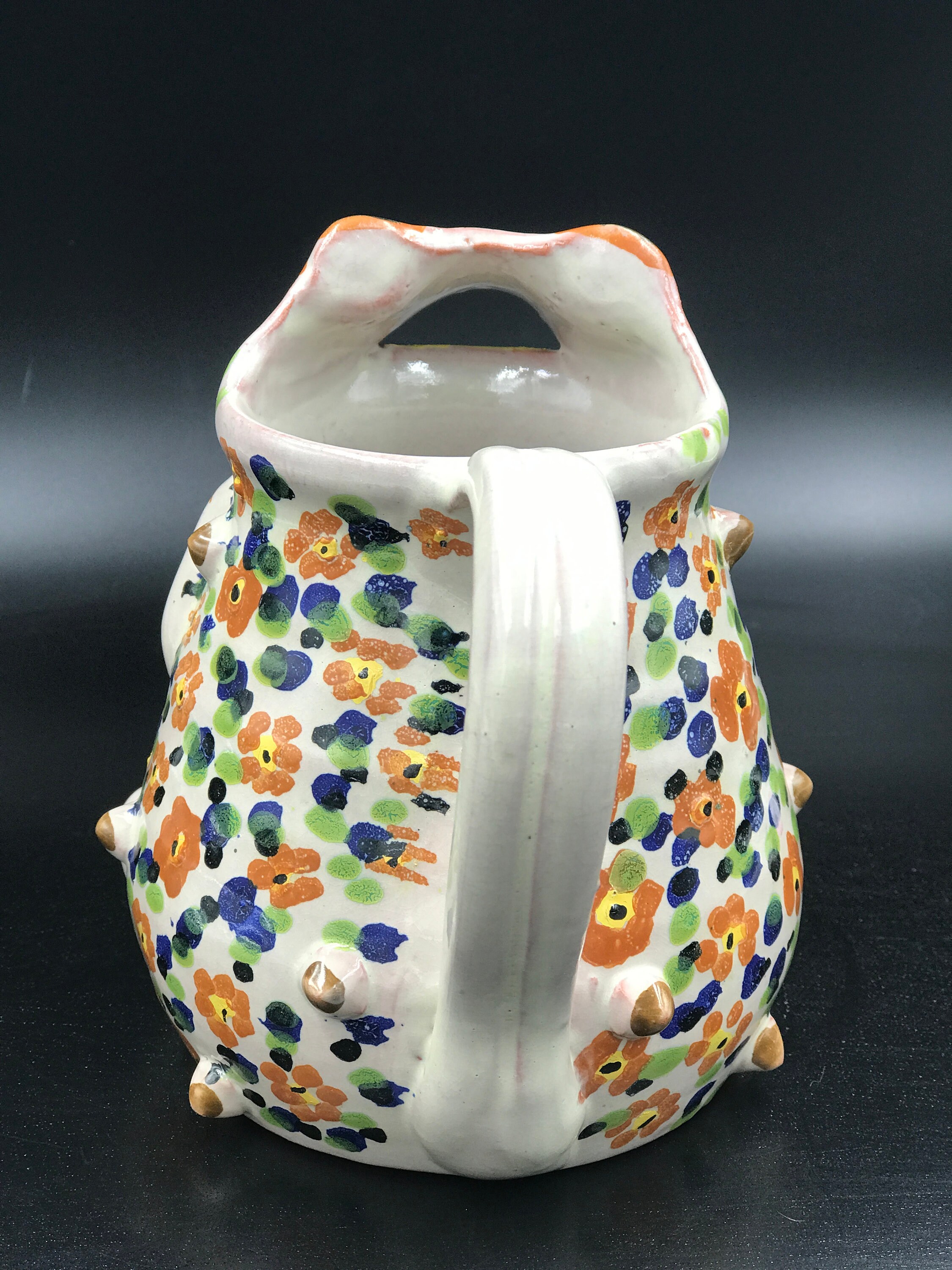 Mexican Water Frog Pitcher 50 Oz Multicolors ceramic hand made Mexico –  Gorky Gonzalez Store
