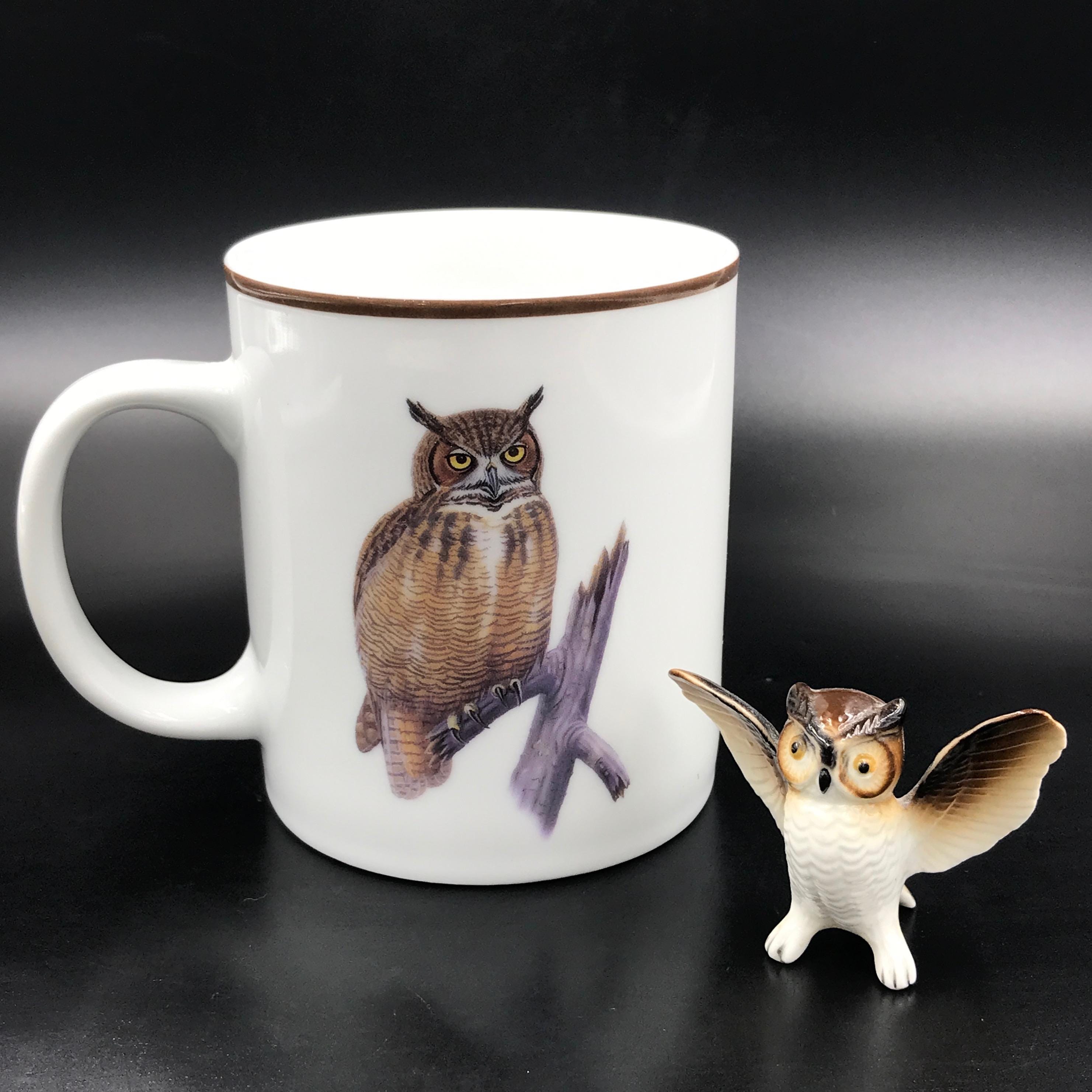 Vintage National Wildlife Federation Owl Mug