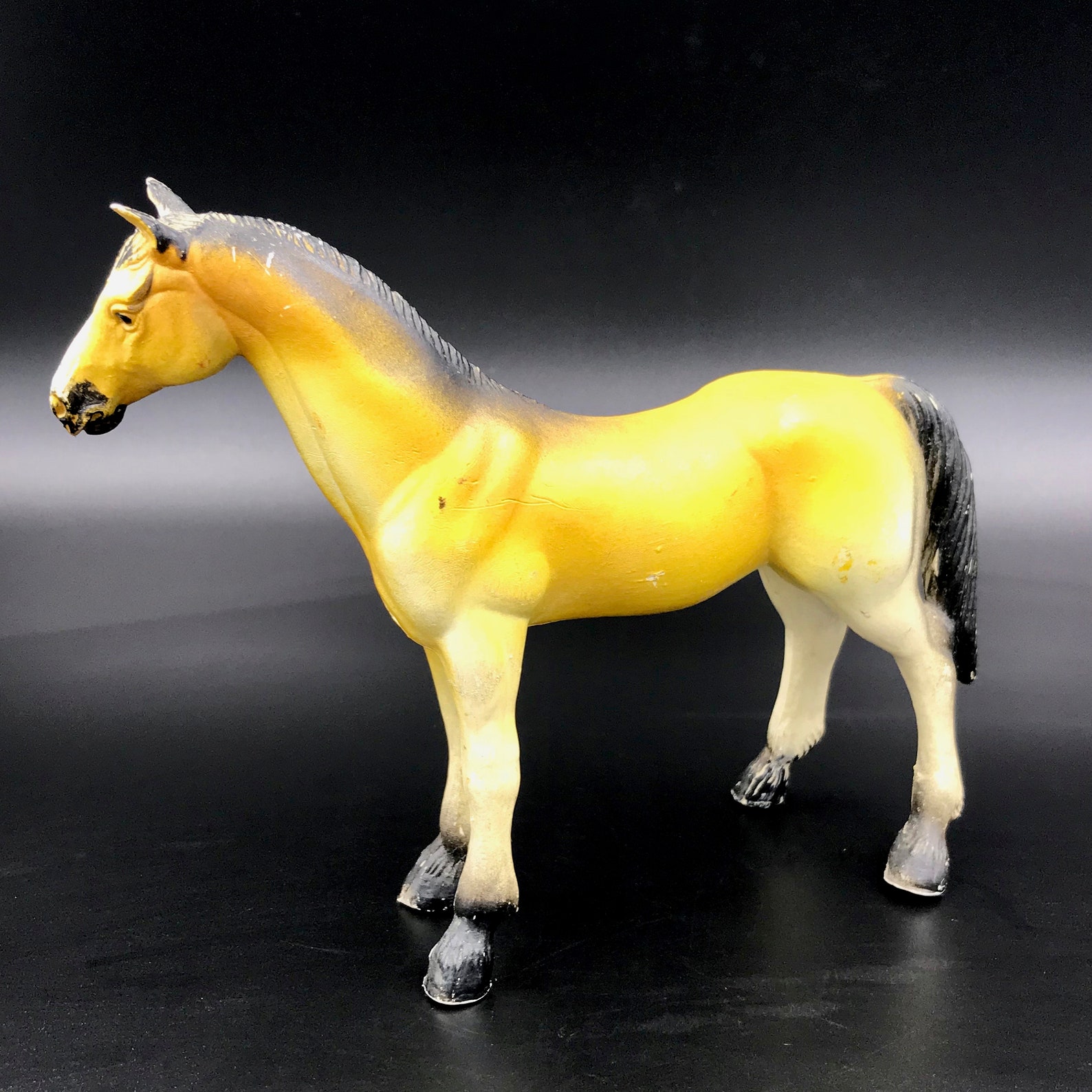 1975 Imperial Toy Horse Vintage Hard Plastic Toy Horse Etsy.de