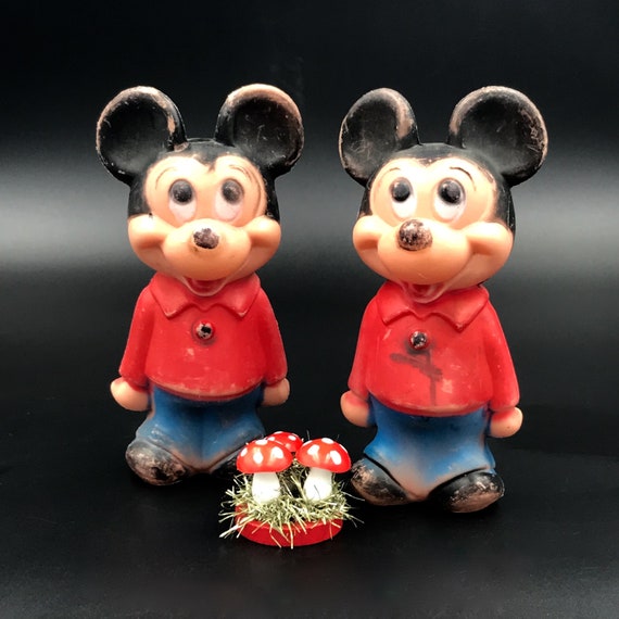 Vintage Plastic Mickey Mouse Walt Disney Productions Made In Etsy