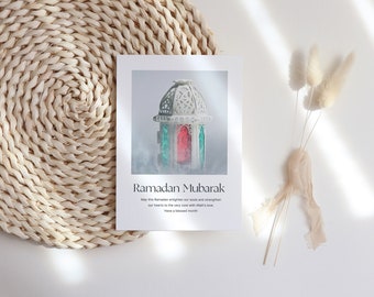 Ramadan Postcard | Ramadan Home Decor | Ramadan Gift | Islamic Decoration | Islamic Wedding Gift | Dhikr Posters | Ramadan