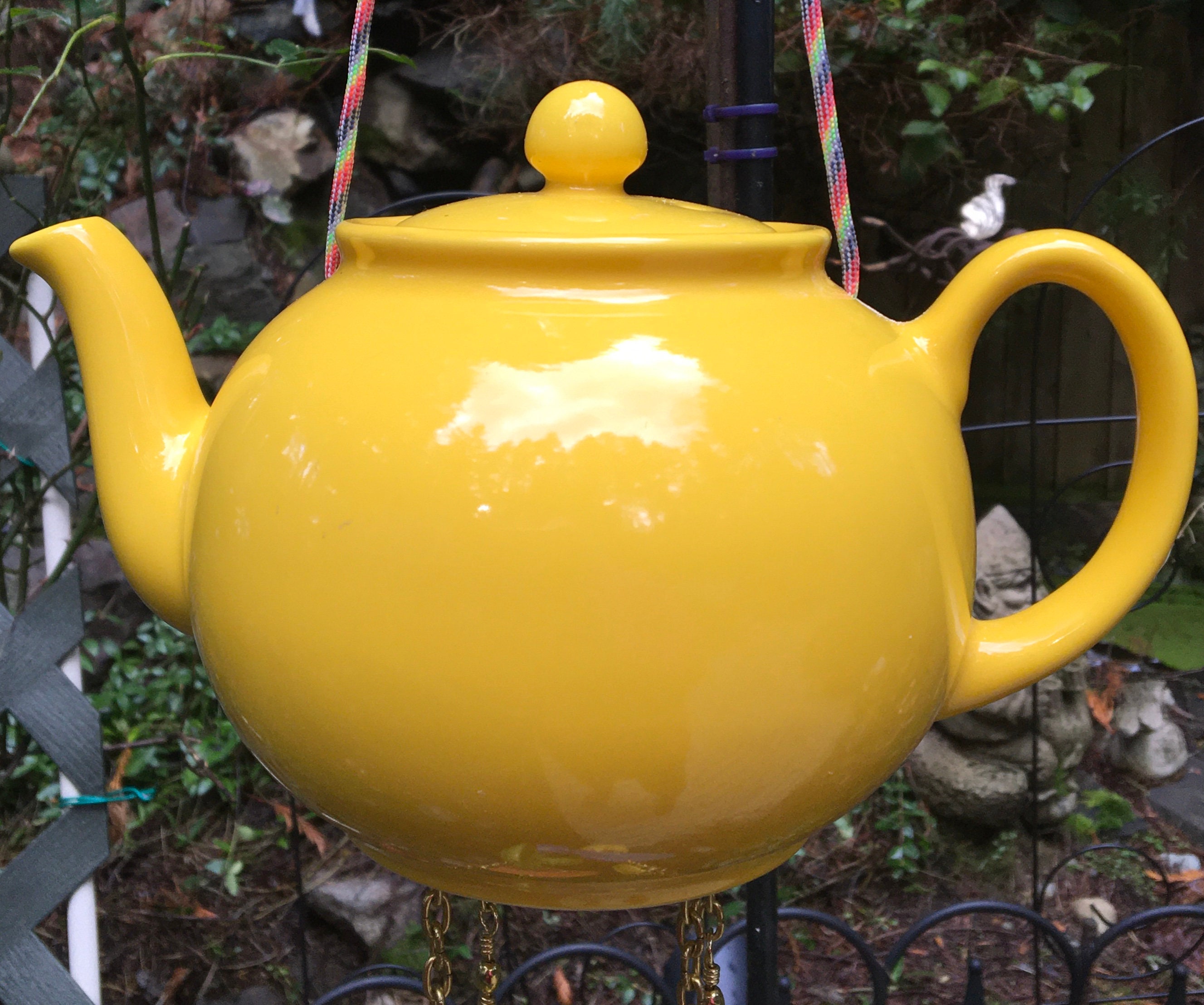Teapot Wind Chime Tea Party Etsy