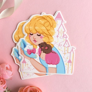 Cinderella Sticker | 3" | Fairy Tale Inspired