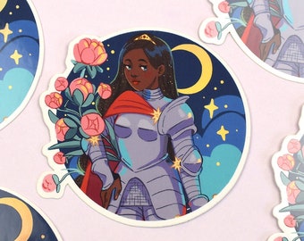 Guardian of Truth Holographic Sticker | 3" | Lady Knight Art