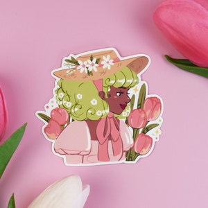 Adesivo Brown is Magical Cottagecore Girl | 3" | Adesivo de vinil pastel fofo