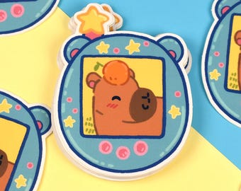Capy Gotchi Sticker | 3" | Cute Capybara Sticker