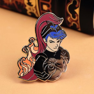 Ares Kriegsgott Emaille Pin | 1,75&quot; groß | griechische Mythologie