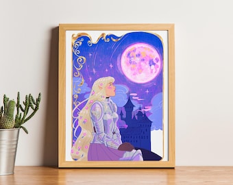 Knight of Moon 8"x10" Art Print