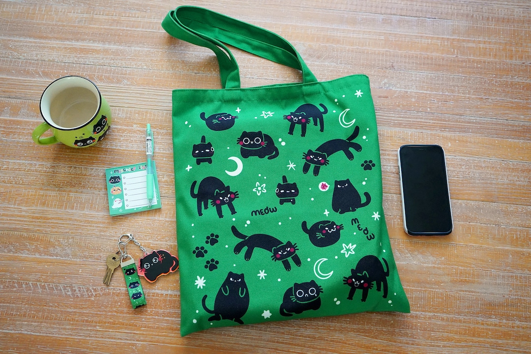 B101319-Cat Tote Bag main image 1