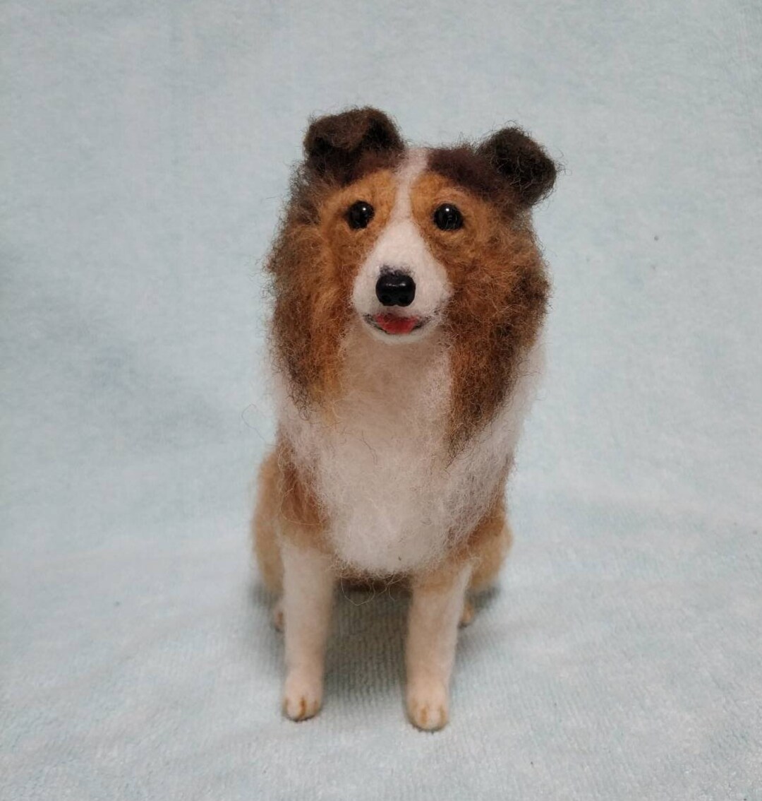 Needle Felted Shetland Sheepdog sheltie Etsy