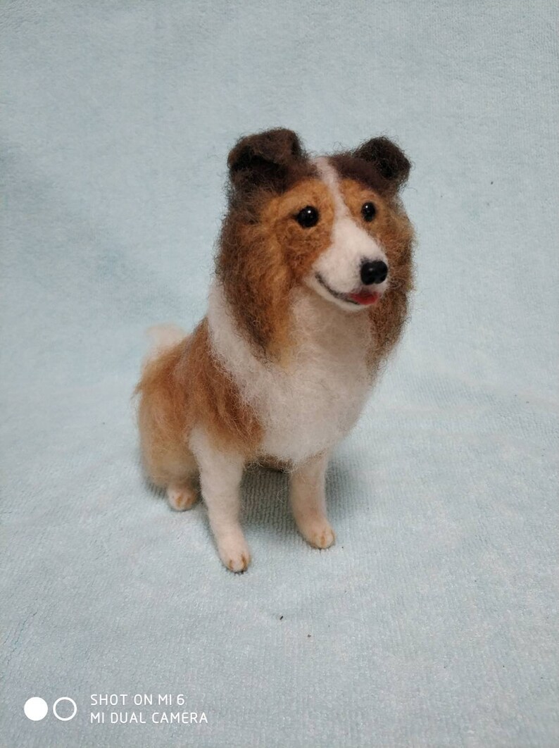Needle Felted Shetland Sheepdog sheltie Etsy