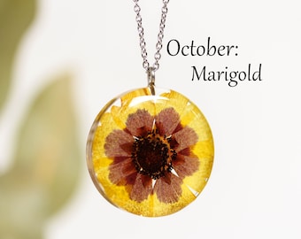 Birth Flower Jewelry