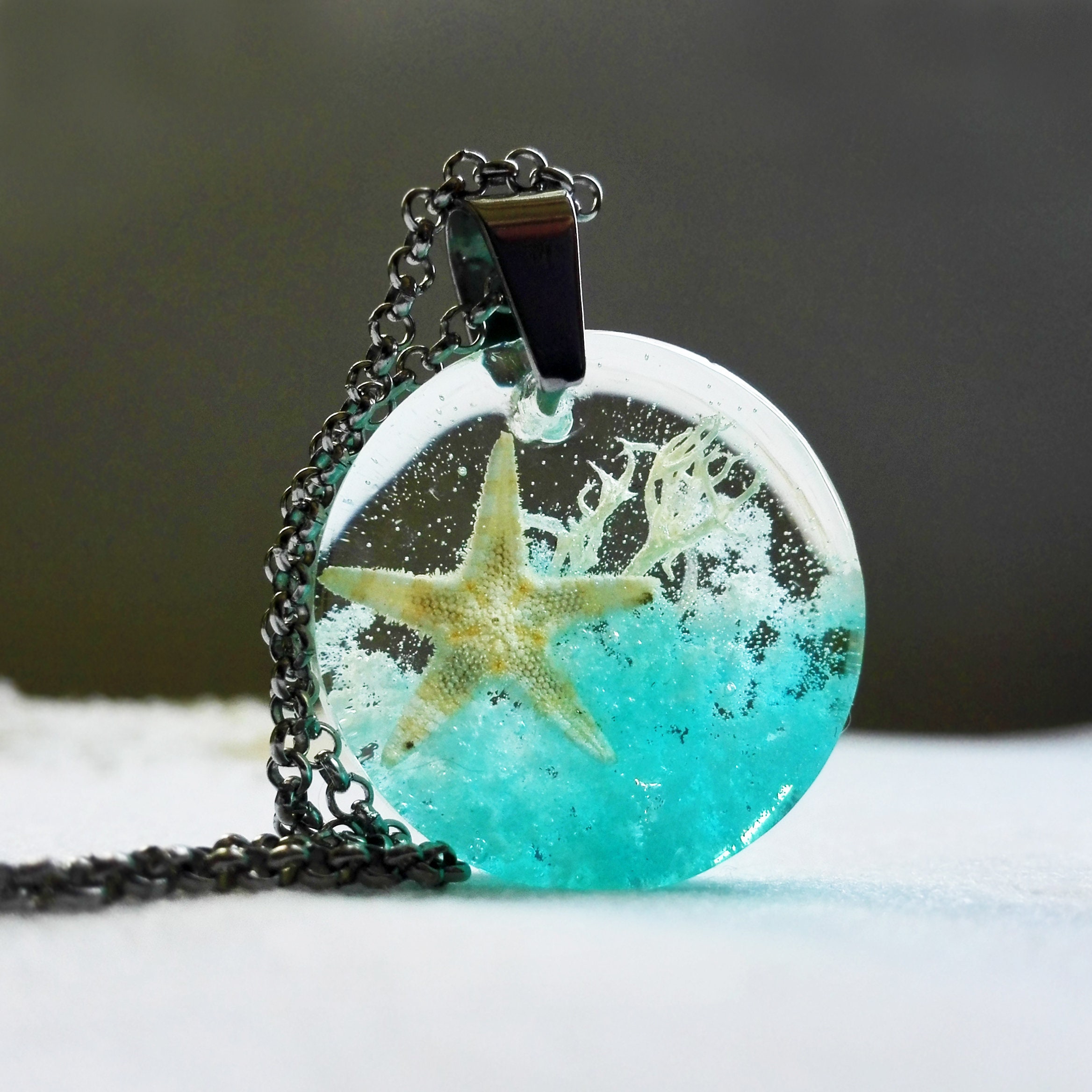 Collar estrella de real Joyería inspirada en el - Etsy España