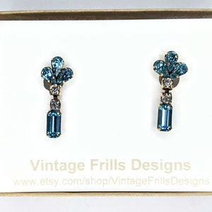 STAR-ART 12K Art Deco Dangle Earrings
